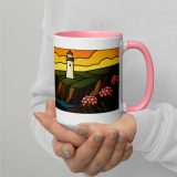 Beacon of the Western Cliffs - Mug with Color Inside