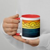 Beacon of the Western Cliffs - Mug with Color Inside