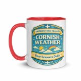 Unpredictable Quality – Cornish Weather - Mug with Color Inside