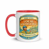 Rare Stock – Local Knowledge - Mug with Color Inside