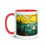 Harbour Light at Golden Bay - Mug with Color Inside