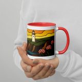 Beacon of the Western Cliffs - Mug with Color Inside