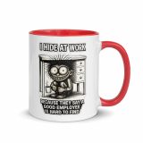 Eric – Mug with Color Inside red 11oz right — Golden Idiot: The Eric Collection