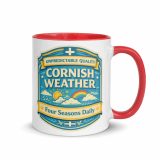 Unpredictable Quality – Cornish Weather - Mug with Color Inside