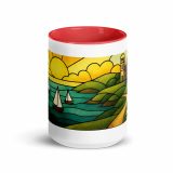 Harbour Light at Golden Bay - Mug with Color Inside