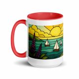 Harbour Light at Golden Bay - Mug with Color Inside