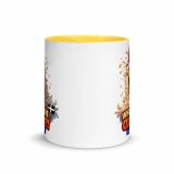 WHAT THE CLUCK EH - COCKREL - Mug with Color Inside