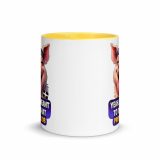 YEAH I MENT TO DO THAT PROPER JOB - PIG - Mug with Color Inside