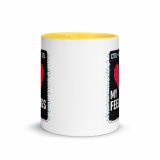 CTRL+ALT+DEL MY FEELINGS - Mug with Color Inside