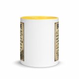 Bude Coastal Signboard - Mug with Color Inside