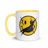 SMILE GLITCH - Mug with Color Inside