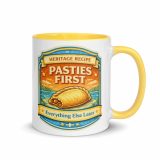 Pasties First - Mug with Color Inside