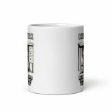 Eric - I Hide at Work - White glossy mug
