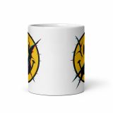 SMILE GLITCH - White glossy mug