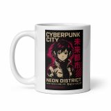Neon District - White glossy mug