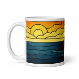Beacon of the Western Cliffs - White glossy mug