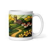 Harbour Light at Golden Bay - White glossy mug