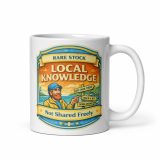 Rare Stock – Local Knowledge - White glossy mug