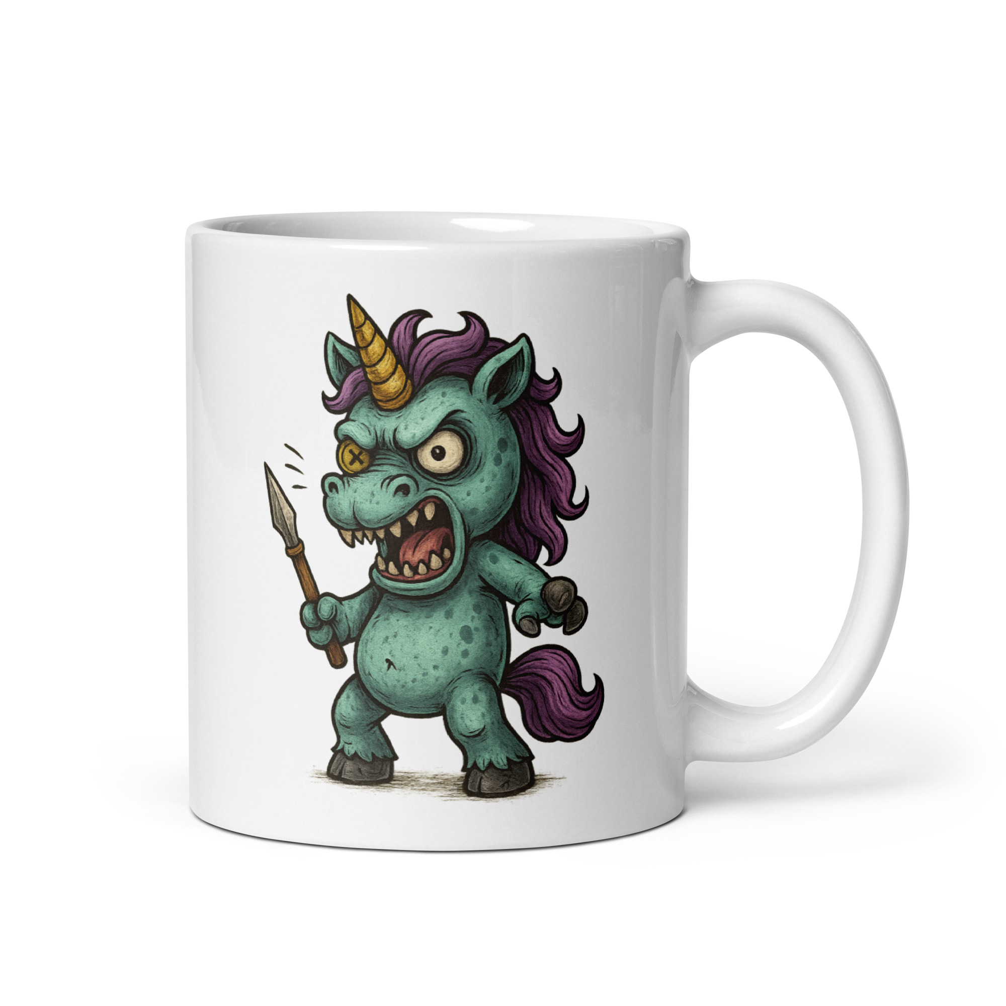 Dexter - White glossy mug