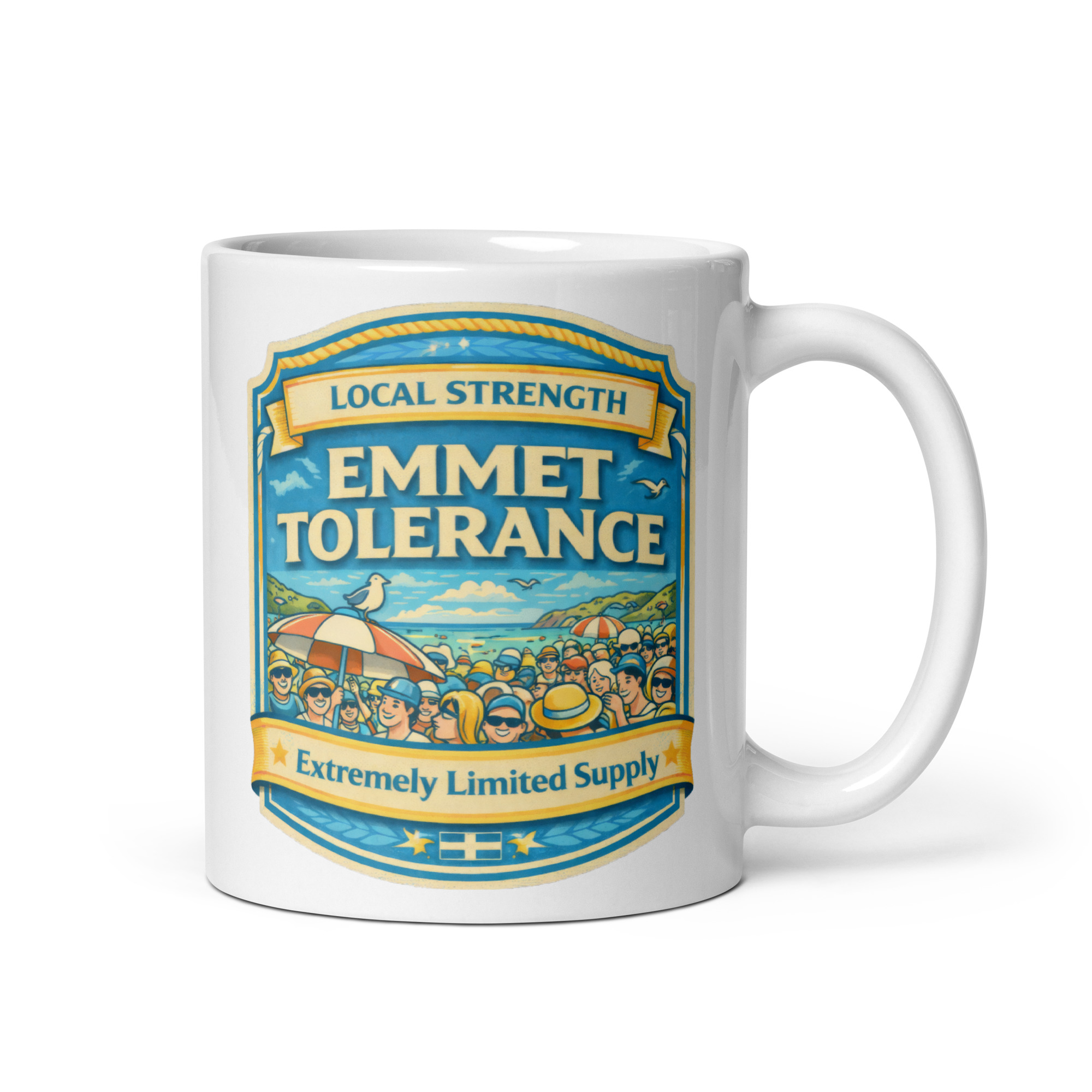 Local Strength – White glossy mug