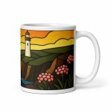 Beacon of the Western Cliffs - White glossy mug