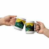Tides of the Mount - White glossy mug