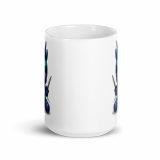 Silas Thornveil – White Glossy Mug white 15oz front view — Cursed Plush Co