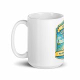 Coastal Calm - White glossy mug
