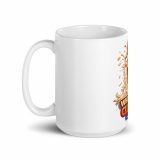 WHAT THE CLUCK EH - COCKREL - White glossy mug
