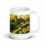 Harbour Light at Golden Bay - White glossy mug