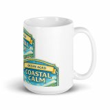 Coastal Calm - White glossy mug