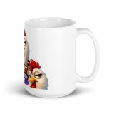 SORT YOURSELF OUT - HEN -White glossy mug