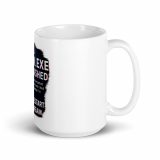 DREAM HAS CRASHED - White glossy mug