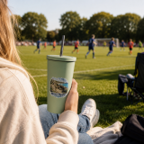 Loe Bar & Loe Pool Cornwall – Insulated tumbler with a straw