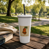 Aladdin Sane Carrot Parody Tumbler - Insulated tumbler with a straw