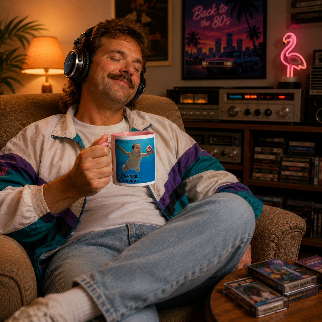 Nevermind the Donut Mug – Mug with Color Inside