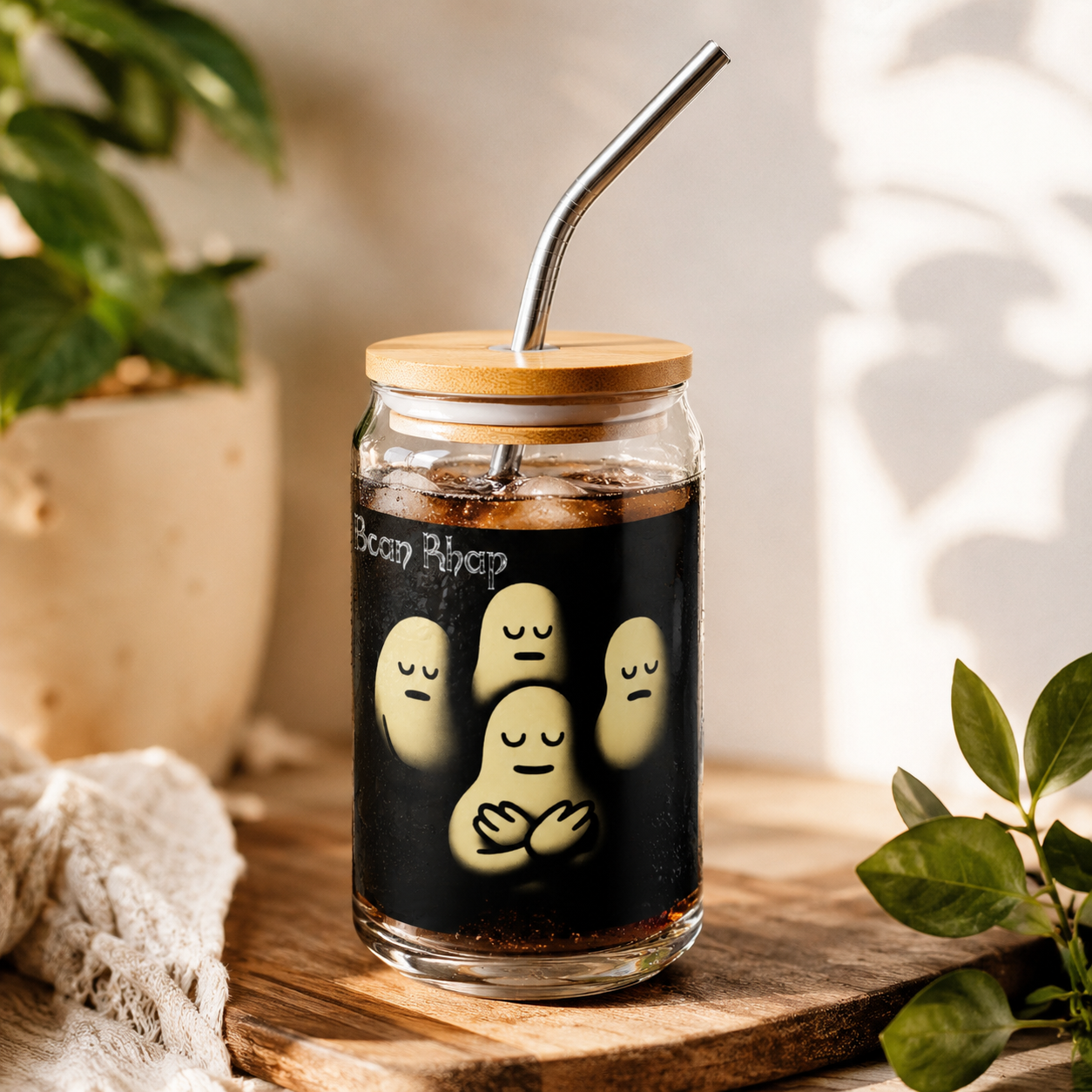 Bean Rhap - Can-shaped glass