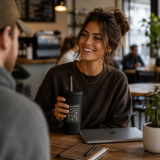 Unknown Snackers – Insulated tumbler with a straw