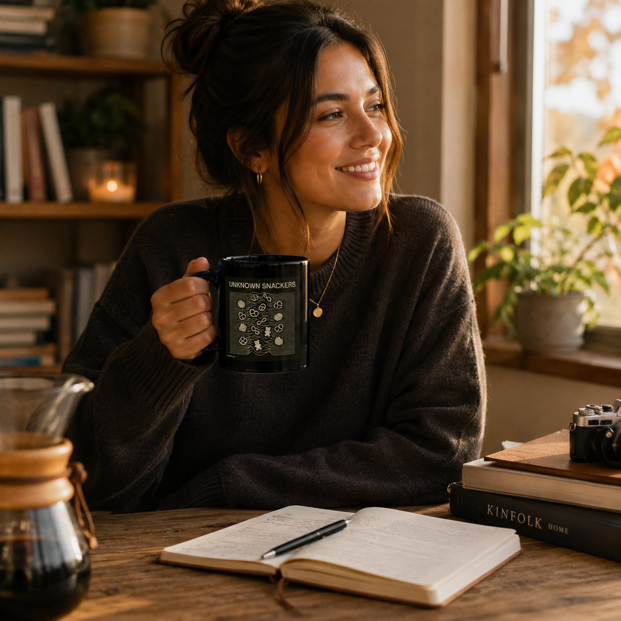 Unknown Snackers – Black Glossy Mug