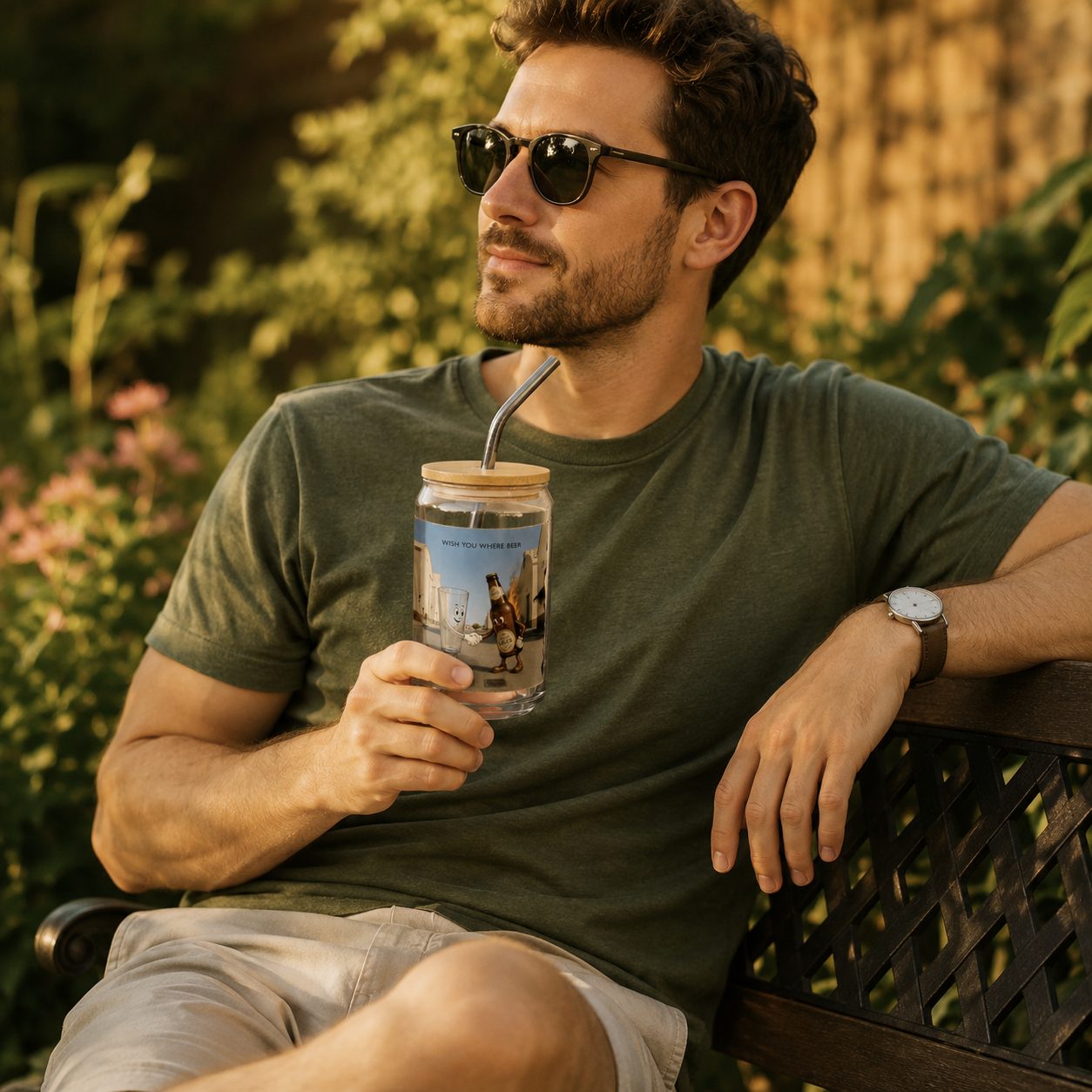 Wish You Were Beer – Can-shaped glass