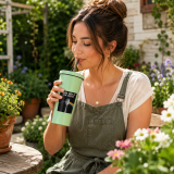 Dark Side of the Spoon – Insulated tumbler with a straw