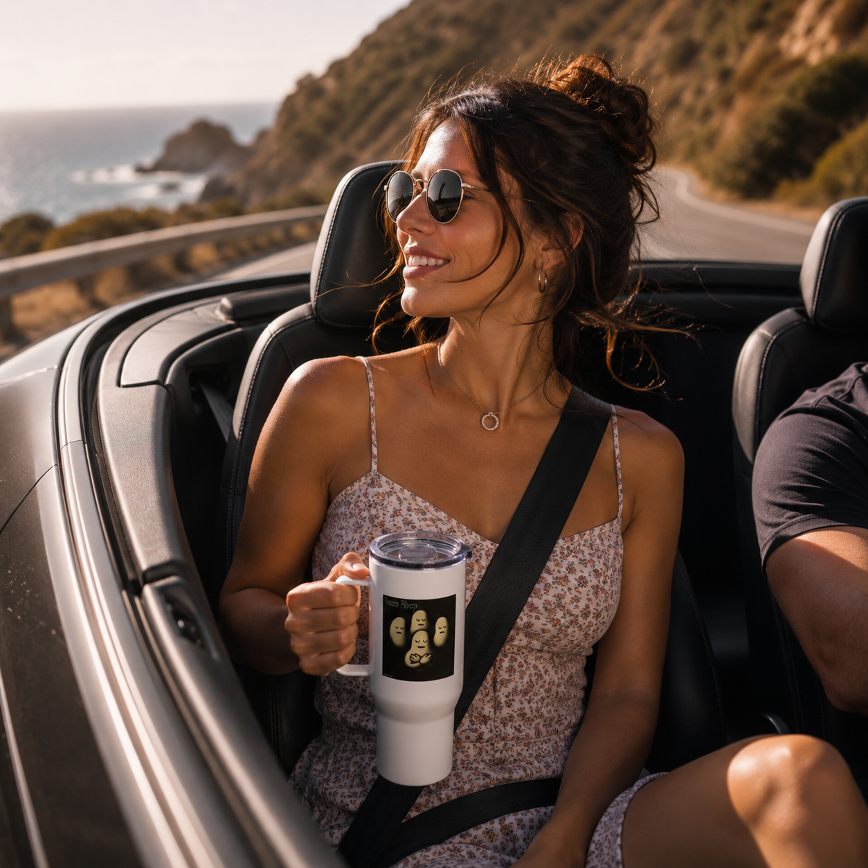 Bean Rhap - Travel mug with a handle