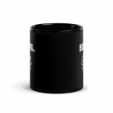 BUFFERING – Black Glossy Mug black 11oz front — Glitch State: Emotion Offline