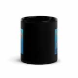 Nevermind the Donut Mug – Black Glossy Mug black 11oz front — Snack Tracks - The Ultimate Parody Album Collection