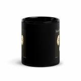 Bean Rhap – Black Glossy Mug black 11oz front — Snack Tracks - The Ultimate Parody Album Collection