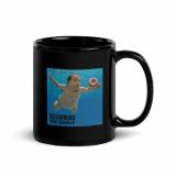 Nevermind the Donut Mug – Black Glossy Mug