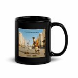 Wish You Were Beer – Black Glossy Mug black 11oz handle on right — Snack Tracks - The Ultimate Parody Album Collection