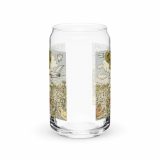 Green Lay Yokie Parody Can-shaped glass – Can-Shaped Glass 16oz 16oz back — Snack Tracks - The Ultimate Parody Album Collection