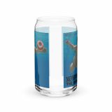Nevermind the Donut Mug – Can-Shaped Glass 16oz 16oz back — Snack Tracks - The Ultimate Parody Album Collection