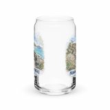 Minack Theatre Cornwalls Scenic Amphitheatre – Can-Shaped Glass 16oz 16oz front — Cornish Treasures